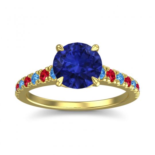 Cathedral Pave Java Ring
