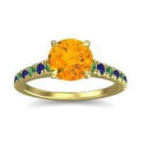 Cathedral Pave Java Ring