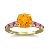 Cathedral Pave Java Ring