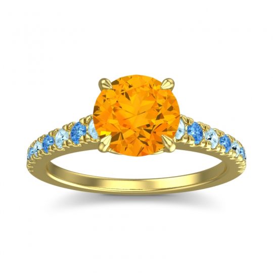 Cathedral Pave Java Ring