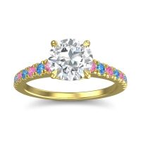 Cathedral Pave Java Ring