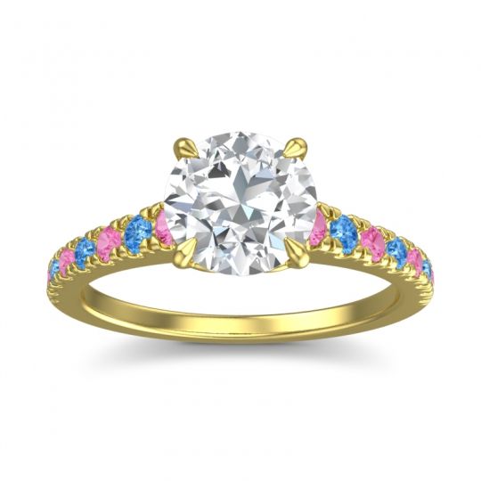 Cathedral Pave Java Ring