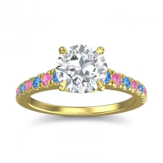 Cathedral Pave Java Ring