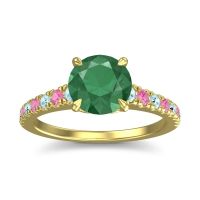 Cathedral Pave Java Ring