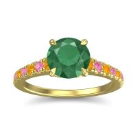Cathedral Pave Java Ring