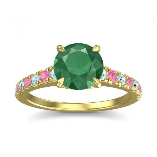 Cathedral Pave Java Ring