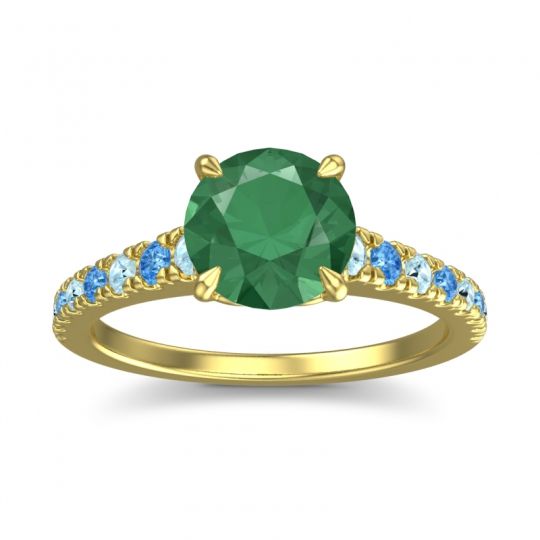 Cathedral Pave Java Ring