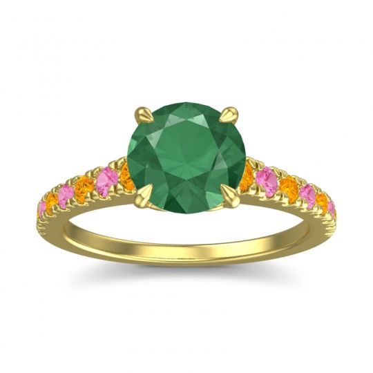 Cathedral Pave Java Ring
