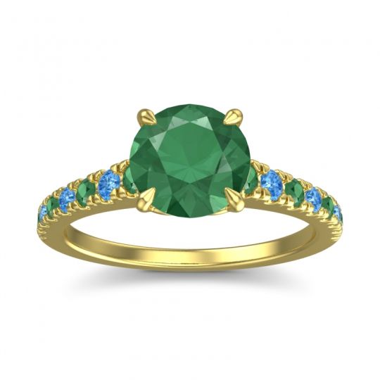 Cathedral Pave Java Ring