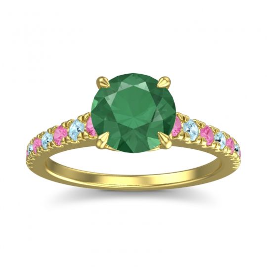 Cathedral Pave Java Ring