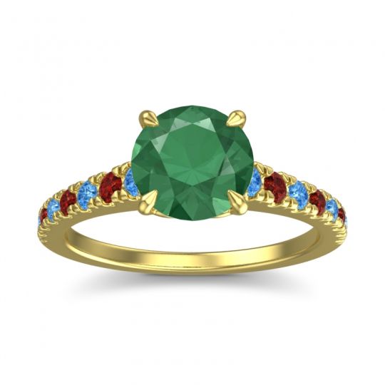 Cathedral Pave Java Ring