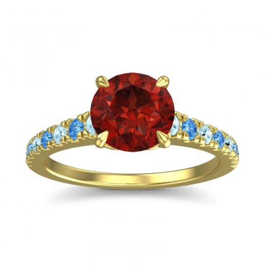Cathedral Pave Java Ring