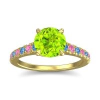 Cathedral Pave Java Ring
