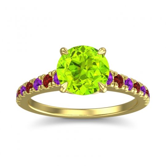 Cathedral Pave Java Ring