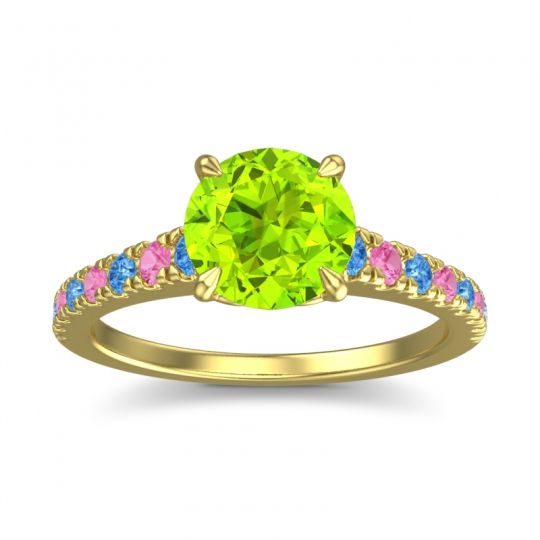 Cathedral Pave Java Ring