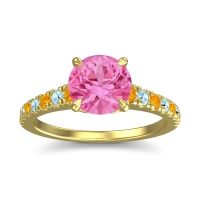 Cathedral Pave Java Ring