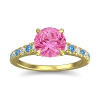 Cathedral Pave Java Ring