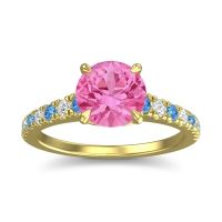 Cathedral Pave Java Ring