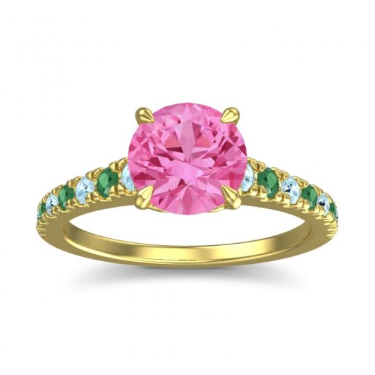 Cathedral Pave Java Ring