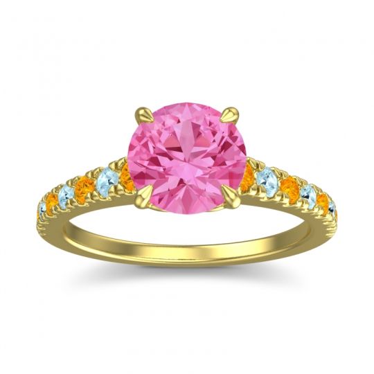 Cathedral Pave Java Ring