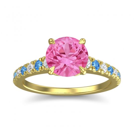 Cathedral Pave Java Ring