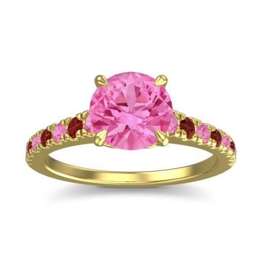 Cathedral Pave Java Ring