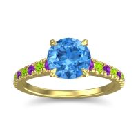 Cathedral Pave Java Ring
