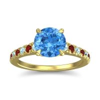 Cathedral Pave Java Ring