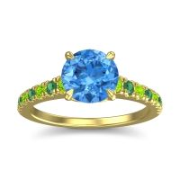 Cathedral Pave Java Ring