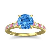 Cathedral Pave Java Ring