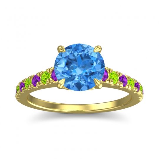 Cathedral Pave Java Ring