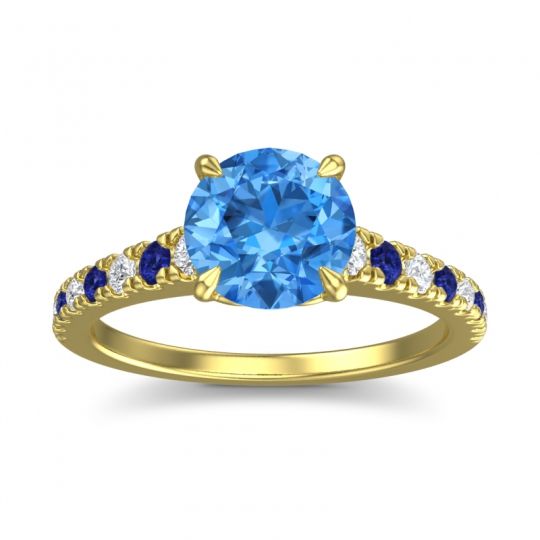Cathedral Pave Java Ring