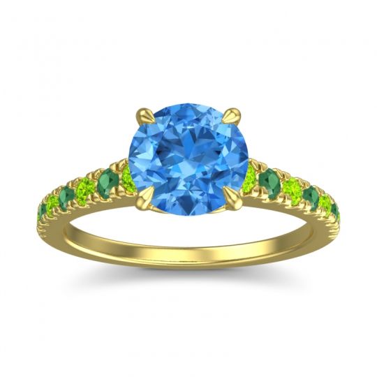 Cathedral Pave Java Ring