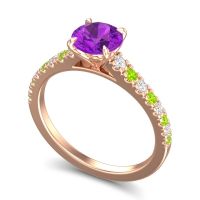 Cathedral Pave Java Ring