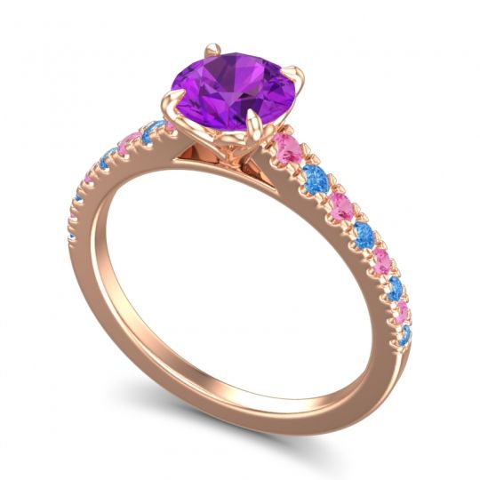 Cathedral Pave Java Ring