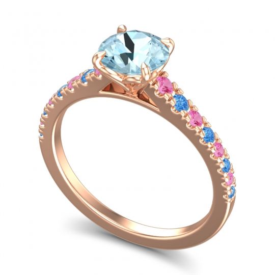 Cathedral Pave Java Ring
