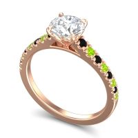 Cathedral Pave Java Ring