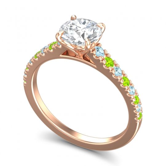 Cathedral Pave Java Ring