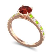 Cathedral Pave Java Ring