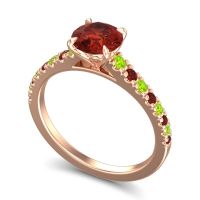 Cathedral Pave Java Ring