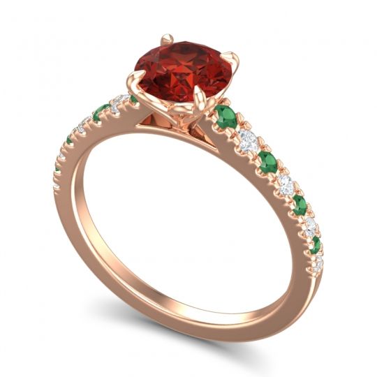 Cathedral Pave Java Ring