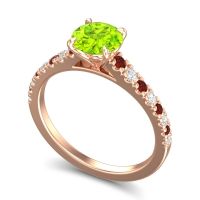 Cathedral Pave Java Ring