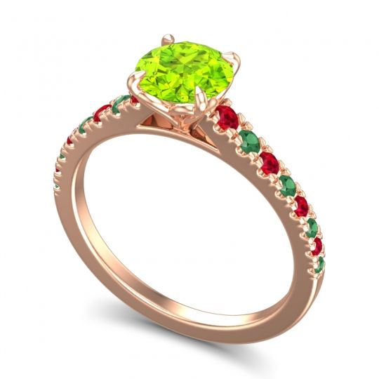 Cathedral Pave Java Ring