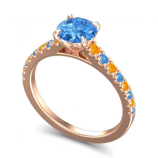 Cathedral Pave Java Ring