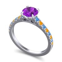 Cathedral Pave Java Ring