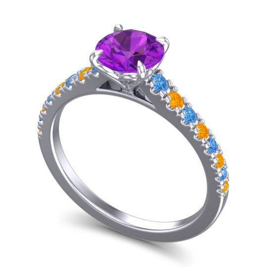 Cathedral Pave Java Ring