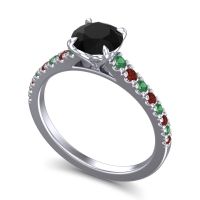 Cathedral Pave Java Ring