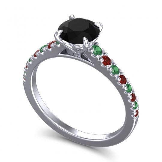 Cathedral Pave Java Ring