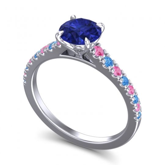 Cathedral Pave Java Ring