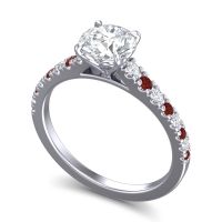 Cathedral Pave Java Ring